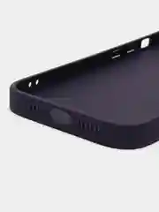 Индиго чехол для iPhone, силиконовый, со стеклянной панелью