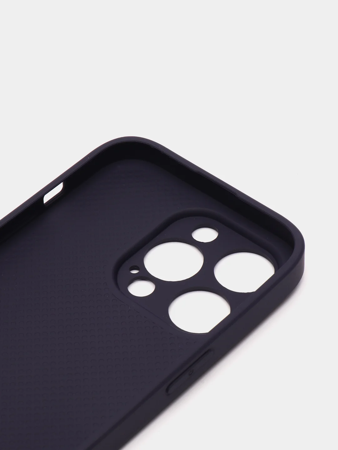 Индиго чехол для iPhone, силиконовый, со стеклянной панелью