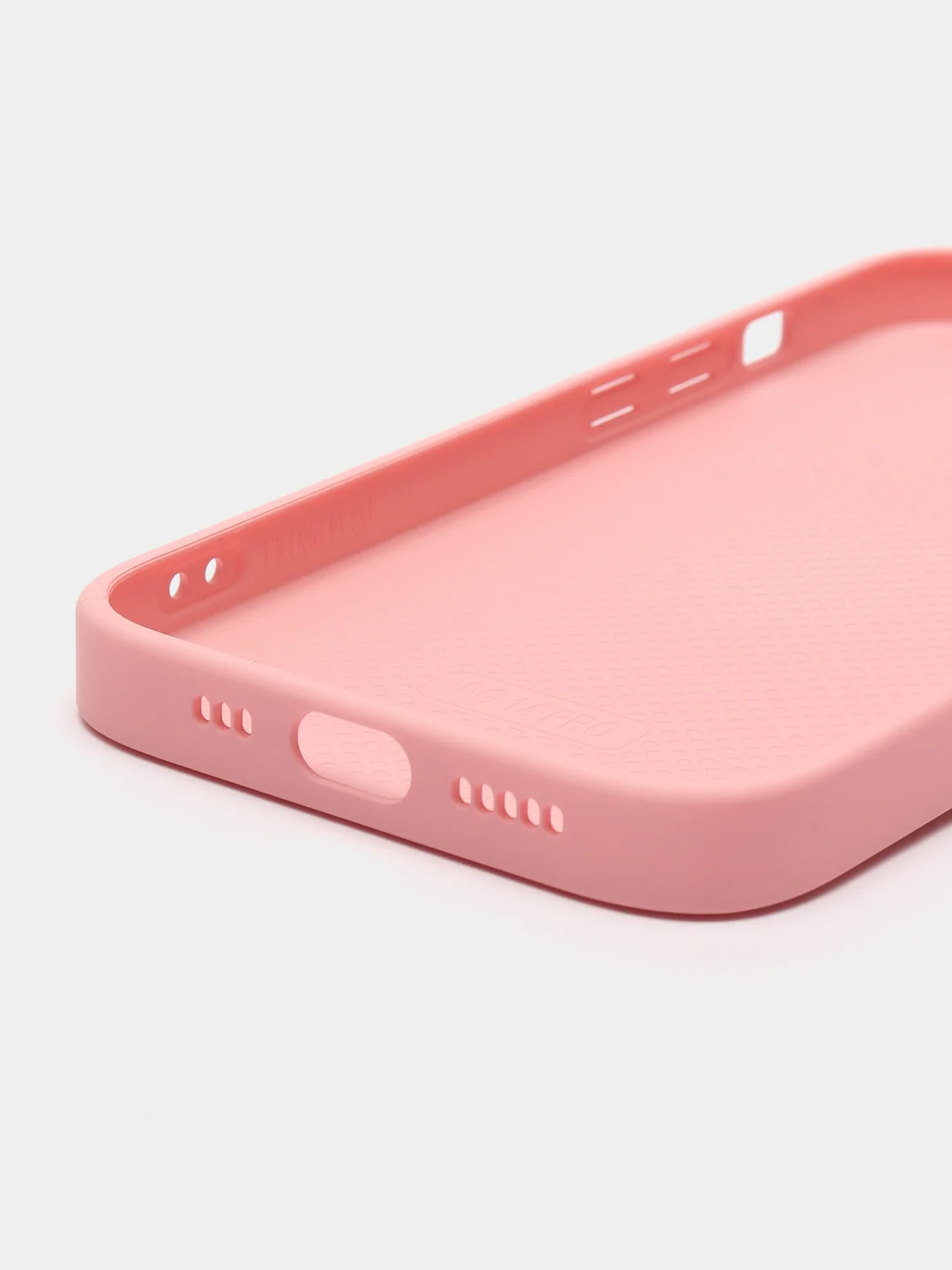 Розовый чехол для iPhone, силиконовый, со стеклянной панелью