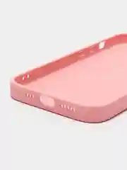 Розовый чехол для iPhone, силиконовый, со стеклянной панелью