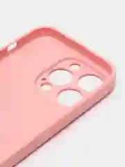 Розовый чехол для iPhone, силиконовый, со стеклянной панелью