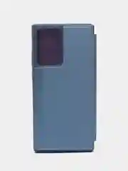 Темно-синий чехол-книжка с прозрачным окном, Samsung S7/S8/S9/S9 Plus/S20/S20FE/Note10/Note20/M20/M51