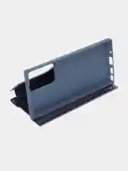 Темно-синий чехол-книжка с прозрачным окном, Samsung S7/S8/S9/S9 Plus/S20/S20FE/Note10/Note20/M20/M51