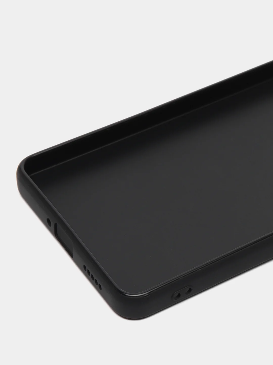 Черный чехол BROSCORP для Xiaomi Poco X5 Pro 5G матовый силиконовый тонкий, бортик вокруг камер