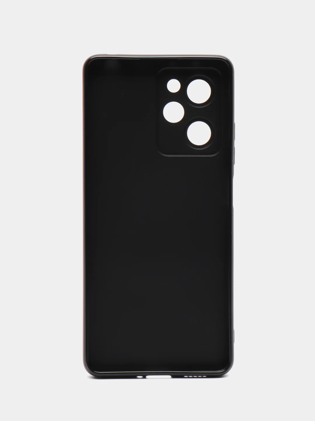 Черный чехол BROSCORP для Xiaomi Poco X5 Pro 5G матовый силиконовый тонкий, бортик вокруг камер