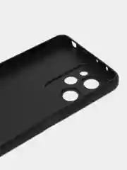 Черный чехол BROSCORP для Xiaomi Poco X5 Pro 5G матовый силиконовый тонкий, бортик вокруг камер
