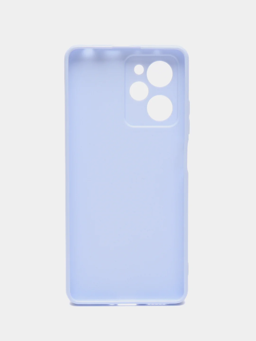 Светло-синий чехол BROSCORP для Xiaomi Poco X5 Pro 5G матовый силиконовый тонкий, бортик вокруг камер