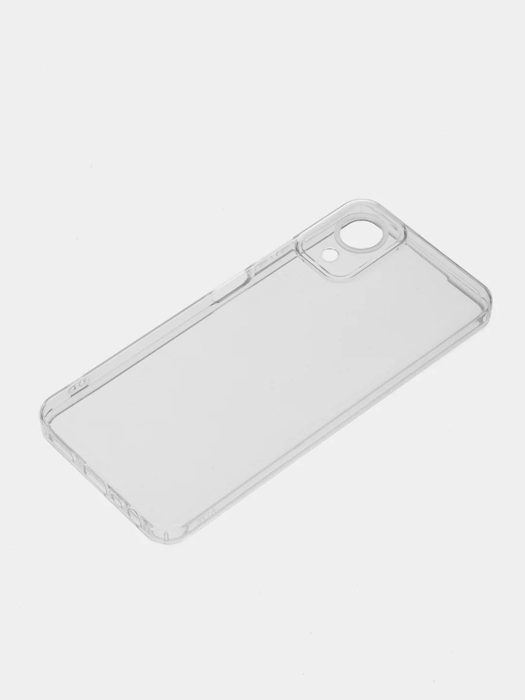 Прозрачный силиконовый чехол Rosco для Oppo A17K с защитой камер и от прилипания, прозрачный