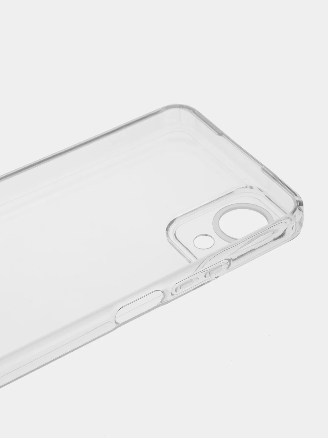 Прозрачный силиконовый чехол Rosco для Oppo A17K с защитой камер и от прилипания, прозрачный