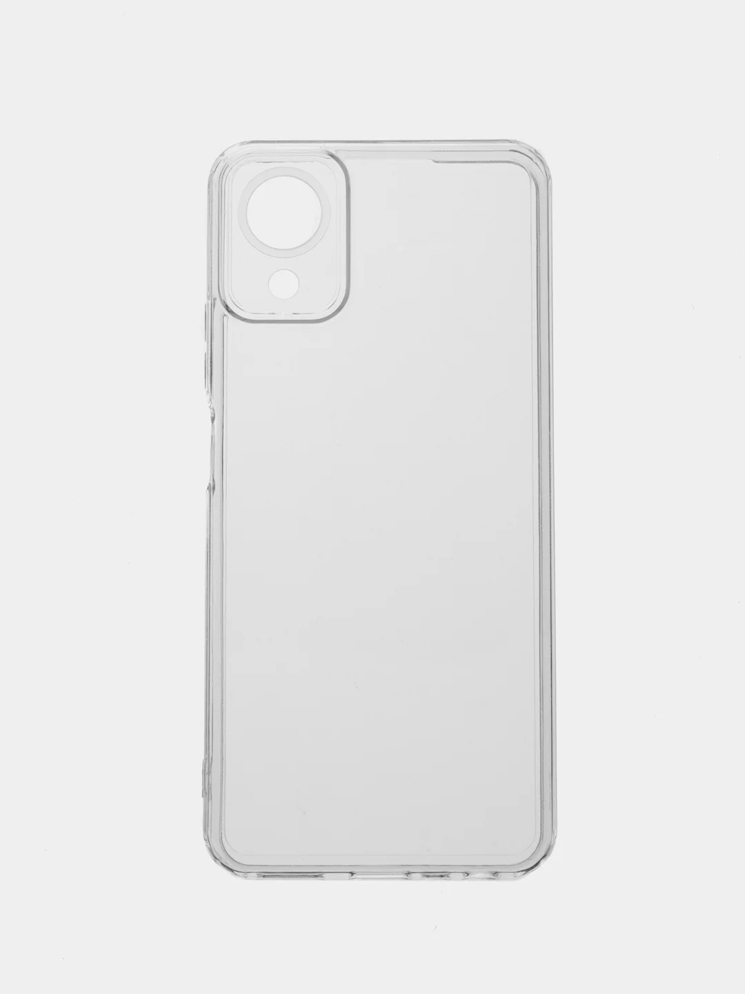 Прозрачный силиконовый чехол Rosco для Oppo A17K с защитой камер и от прилипания, прозрачный