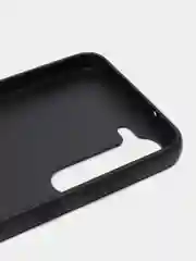 Синий блестящий чехол для Samsung Galaxy S23 пластиковый ROSCO со стразами силиконовая окантовка