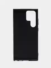 Фиолетовый блестящий чехол для Samsung Galaxy S23 Ultra пластиковый ROSCO с силиконом, со стразами