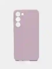 Фиолетовый чехол для Samsung Galaxy S23+, S23 Plus силиконовый ROSCO матовый c бортиком защитой камер