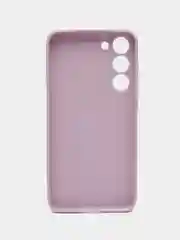 Фиолетовый чехол для Samsung Galaxy S23+, S23 Plus силиконовый ROSCO матовый c бортиком защитой камер