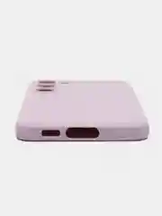 Фиолетовый чехол для Samsung Galaxy S23+, S23 Plus силиконовый ROSCO матовый c бортиком защитой камер