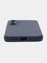 Синий чехол для Samsung Galaxy A54 силиконовый ROSCO матовый тонкий с бортиком- защитой камер
