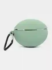 Зеленый чехол на Huawei FreeBuds 5i для беспроводных наушников КАРТОФАН силиконовый, матовый, тонкий
