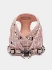 Розовый шлейка жилет, с поводком, для собак и кошек, светоотражающая
