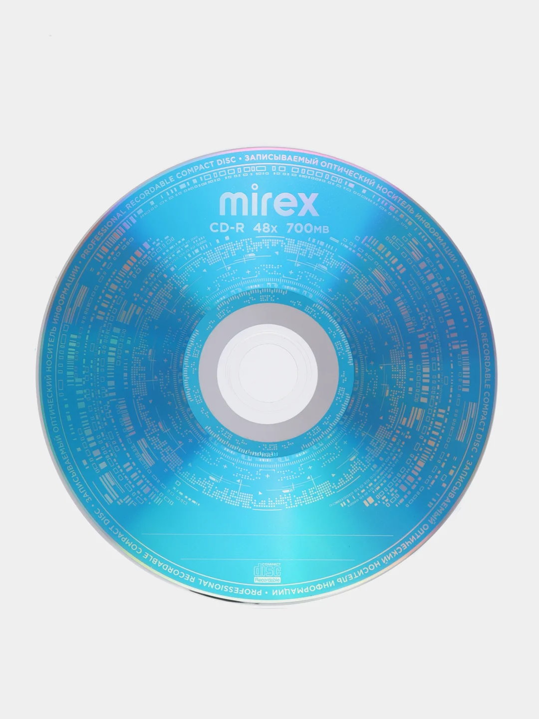 Диск CD-R Mirex, 700Mb, Standart 48x UL120051A8T, 50 штук