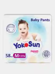 Подгузники-трусики YokoSun, размер M (6-10 кг), 58 шт