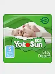 Детские подгузники YokoSun Eco размер S (3- 6 кг), 70 шт.