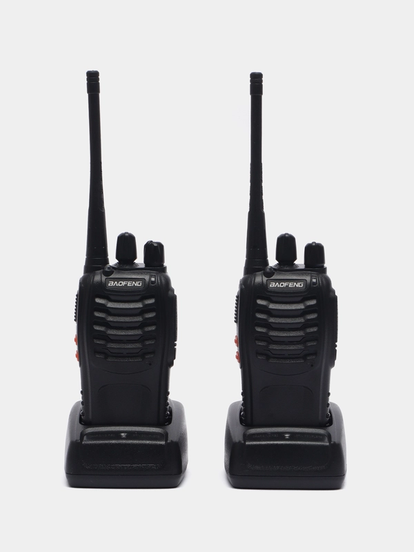 Комплект раций Baofeng BF- 888S, 2 штуки, цвет черный