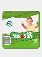 Детские подгузники-трусики YokoSun Eco размер XXXL (20-30 кг), 24 шт.