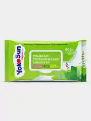 Влажные гигиенические салфетки детские YokoSun Eco, 100 штук