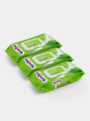 Влажные салфетки детские Megabox YokoSun ЭКО, гигиенические, 3 упаковки х 100 штук