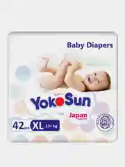 Подгузники YokoSun на липучках, размер XL, 13+ кг, 42 штуки