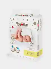 Подгузники YokoSun Premium, S, 3-6 кг, 72 штуки