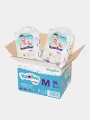 Подгузники-трусики Megabox, YokoSun, 116 штук (2 упаковки по 58 штук), размер M (6-10 кг)