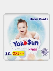 Подгузники-Трусики YokoSun XXL, 15-23 кг, 28 штук
