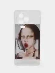 Багровый силиконовый чехол для Infinix NOTE 12 PRO 4G / NOTE 12 2023, с принтом, с рисунком (Инфиникс Нот 12 Про 4 джи / 12 2023)