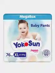 Подгузники-трусики YokoSun, XL, 12-20 кг, 76 штук