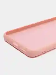 Пастельно-коралловый силиконовый чехол на Xiaomi Poco C40 ( Сяоми Поко С40 ) прозрачный , защита камеры