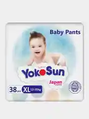 Подгузники-трусики YokoSun, размер XL, 12-20 кг, 38 штук