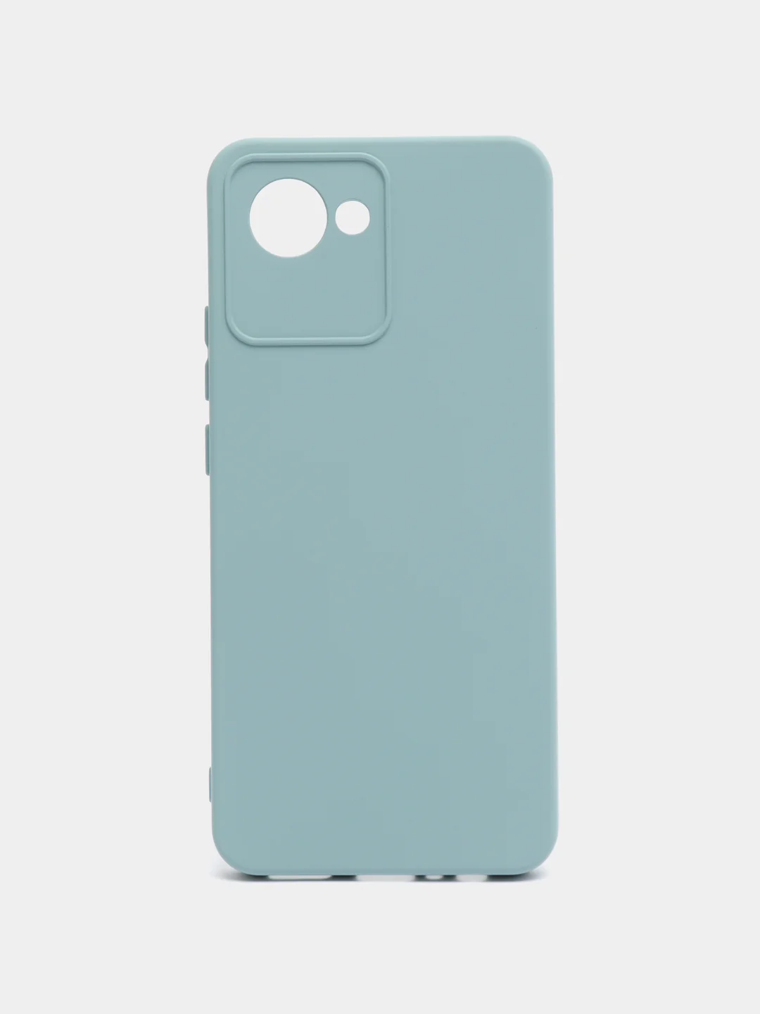 Серый силиконовый чехол для Realme C30, C30S, 50i PRIME (Реалми С30 С30С 50 ай Прайм) прозрачный