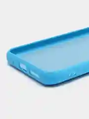 Лазурный силиконовый чехол на Xiaomi Poco C40 ( Сяоми Поко С40 ) прозрачный , защита камеры