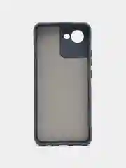 Темно-синий силиконовый чехол для Realme C30, C30S, 50i PRIME (Реалми С30 С30С 50 ай Прайм) прозрачный