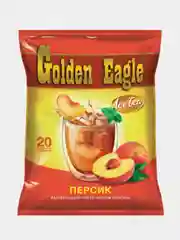 Чайный напиток Golden Eagle, растворимый, со вкусом персика, 20 штук по 20 г
