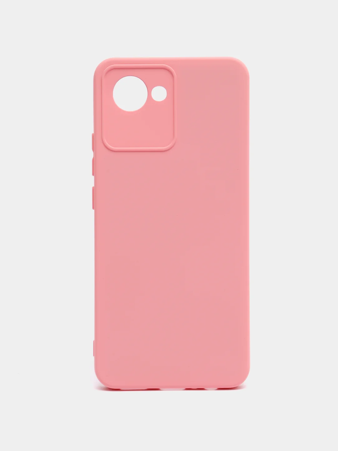 Розовый силиконовый чехол для Realme C30, C30S, 50i PRIME (Реалми С30 С30С 50 ай Прайм) прозрачный