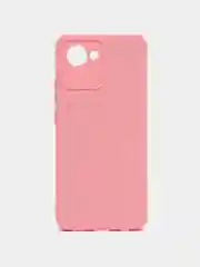 Розовый силиконовый чехол для Realme C30, C30S, 50i PRIME (Реалми С30 С30С 50 ай Прайм) прозрачный
