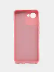 Розовый силиконовый чехол для Realme C30, C30S, 50i PRIME (Реалми С30 С30С 50 ай Прайм) прозрачный