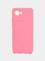 Коралловый силиконовый чехол для Realme C30, C30S, 50i PRIME (Реалми С30 С30С 50 ай Прайм) прозрачный