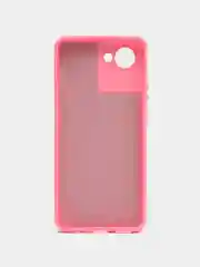 Коралловый силиконовый чехол для Realme C30, C30S, 50i PRIME (Реалми С30 С30С 50 ай Прайм) прозрачный