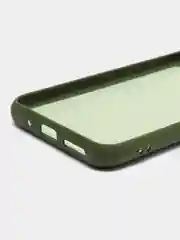 Зелёный хаки силиконовый чехол на Xiaomi Poco C40 ( Сяоми Поко С40 ) прозрачный , защита камеры
