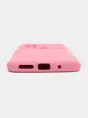Коралловый силиконовый чехол на Xiaomi Poco C40 ( Сяоми Поко С40 ) прозрачный , защита камеры