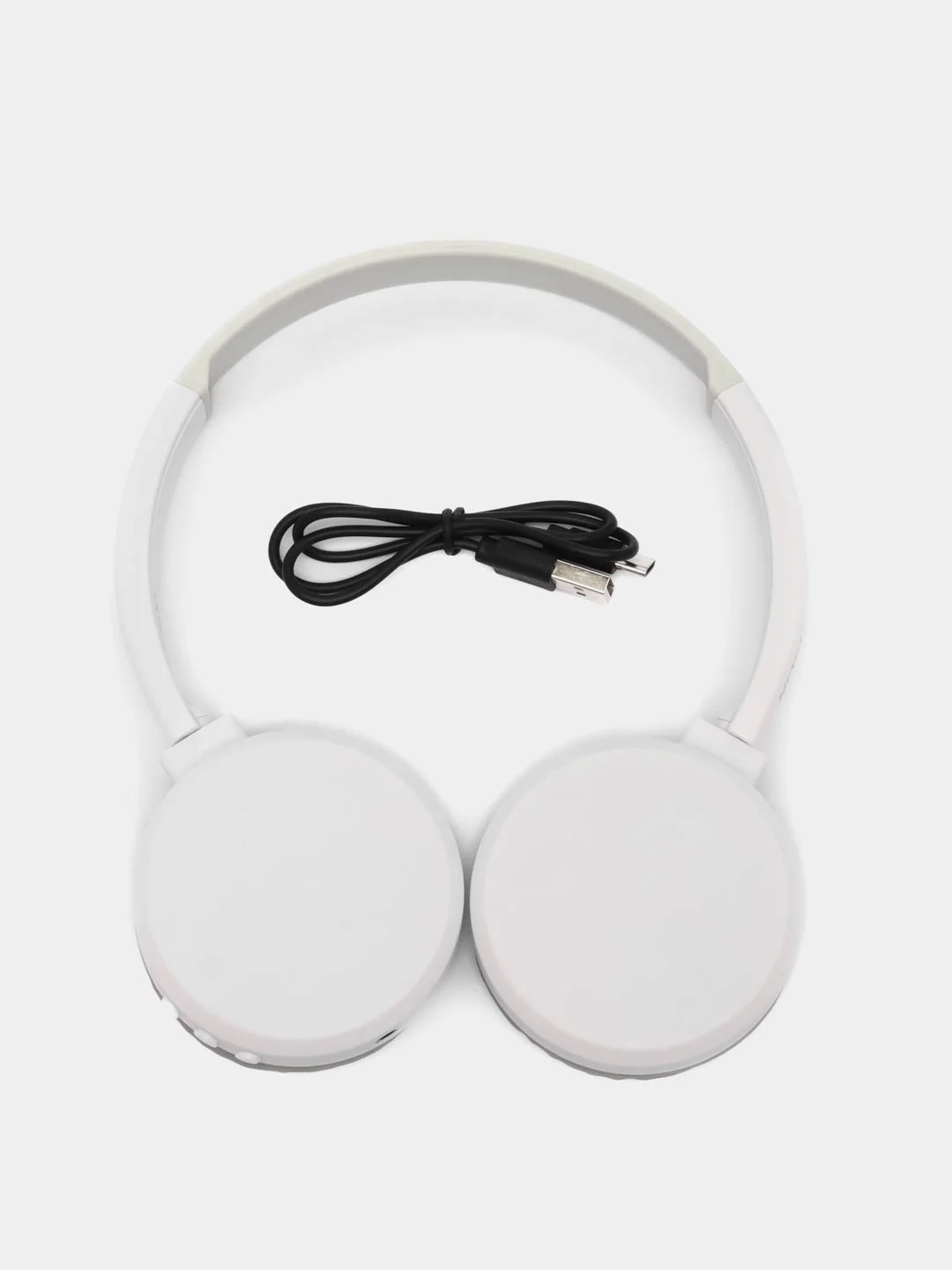 Белый наушники беспроводные Yison B5, Bluetooth, накладные, микрофон, разъем 3,5 мм