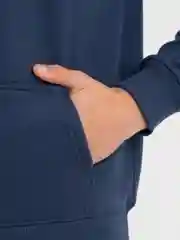 Синий худи унисекс, свитер с капюшоном
